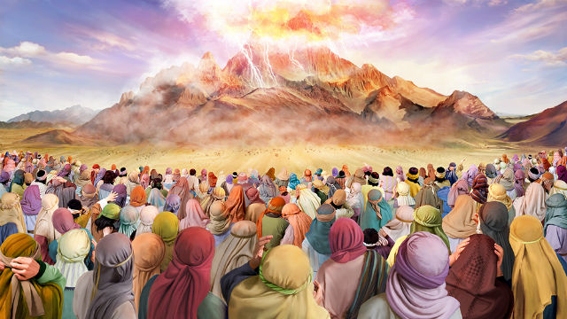 Êxodo - Jeová Desce no Monte Sinai