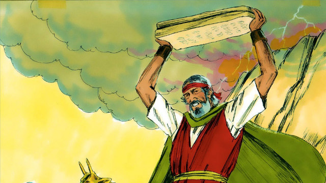 Êxodo - Moisés Quebra as Tábuas do Testemunho com Raiva