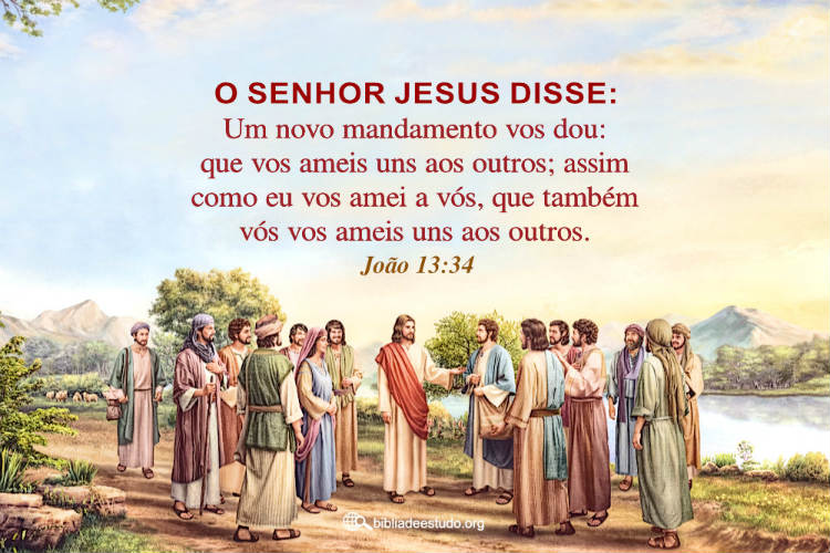 João 13:34 | Que vos ameis uns aos outros