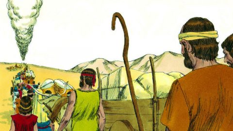 Números - Jeová Guia os Israelitas com Nuvens