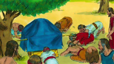 Os israelitas estão orando ao Senhor