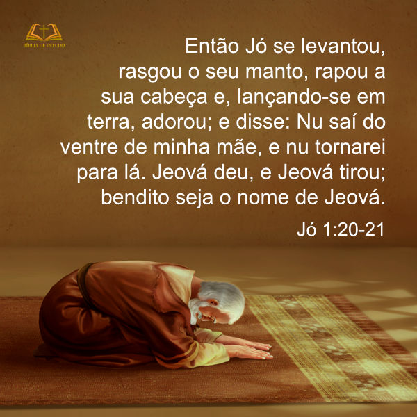 Jó 1:20-21 - Fé de Jó