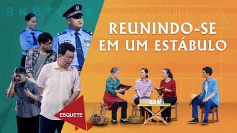 Esquete – teatro cristão "Reunindo-se em um estábulo" Uma experiência horrível durante uma reunião