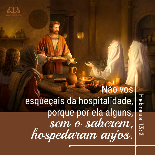 Ló recebe os dois anjos em sua casa