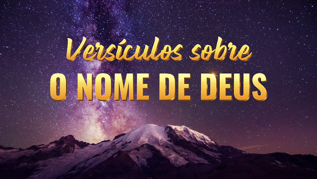 Versículos sobre o nome de Deus