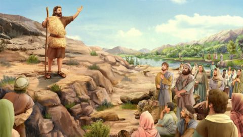 João Batista Prega no Deserto