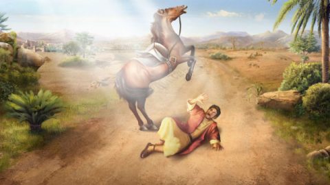 A conversão de Saulo no caminho de Damasco