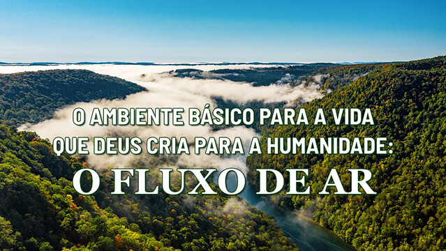 O ambiente básico para a vida que Deus cria para a humanidade: O fluxo de ar