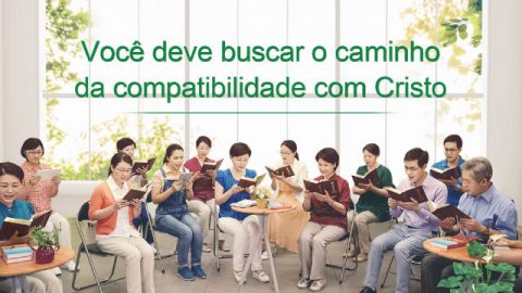 Você deve buscar o caminho da compatibilidade com Cristo