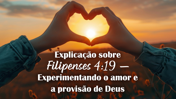 Explicação sobre Filipenses 4:19 — Experimentando o amor e a provisão de Deus