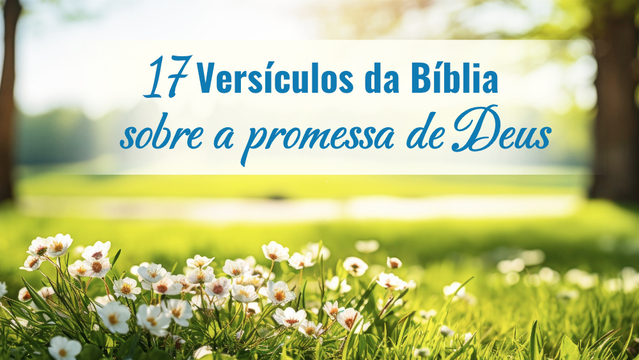 17 versículos da Bíblia sobre a promessa de Deus